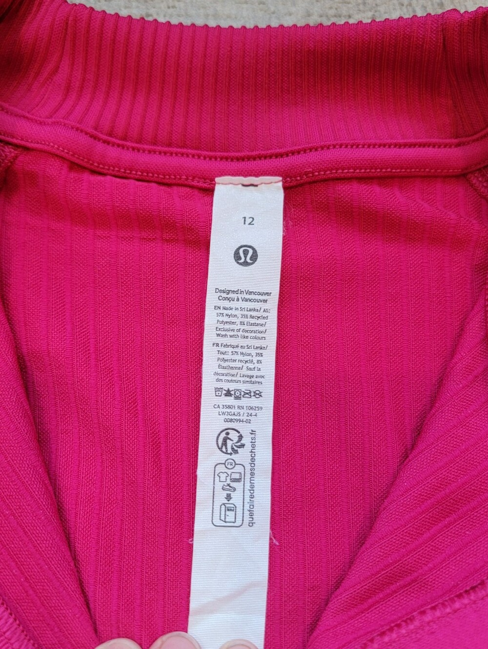 Lululemon Rest Less Cropped Half Zip - Picture 10 of 10
